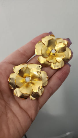 Aretes Doble Flor