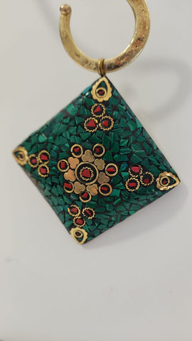 Mosaico Diamante Verde Pequeño