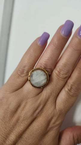 Anillo Cuarzo Blanco