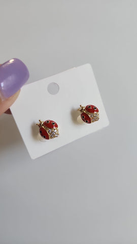 Aretes Lady Bug