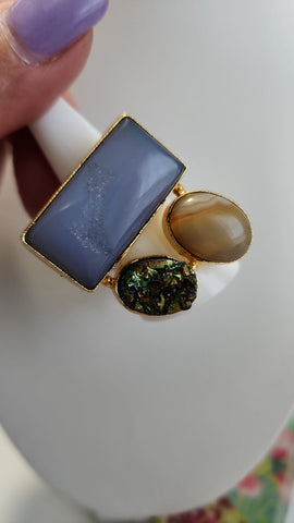 Anillo Cuarzo y Drutzy