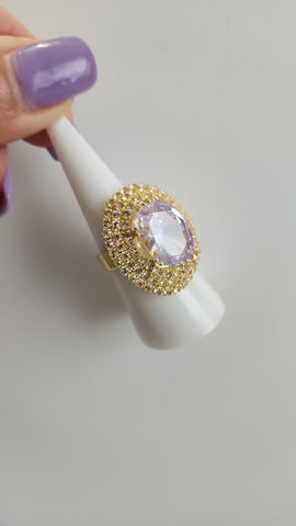 S523-14-Anillo de Piedra Clear