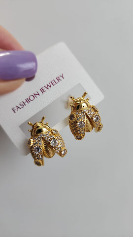 A523-15-Aretes de Lady Bug