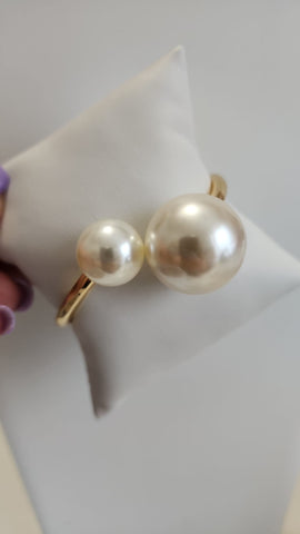 A523-6-Bangel de dos Perlas