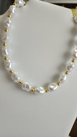 C523-25-Collar de Perlas y Balines