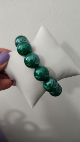 Pulsera de Esferas Verde