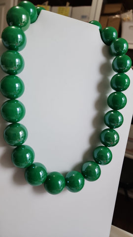 Collar Esfera Verde 2.5