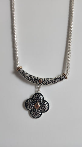 Cadena Plata de Trébol