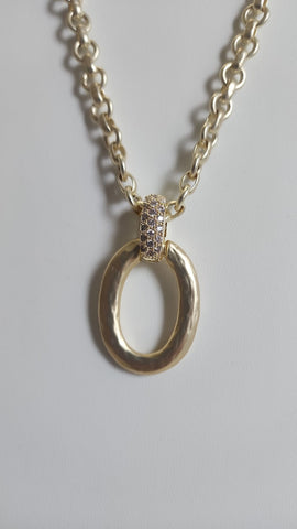 C721-Cadena Matte Circulo