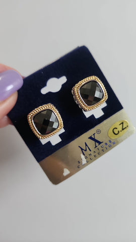 A239-Arete Cuadrado Oscuro