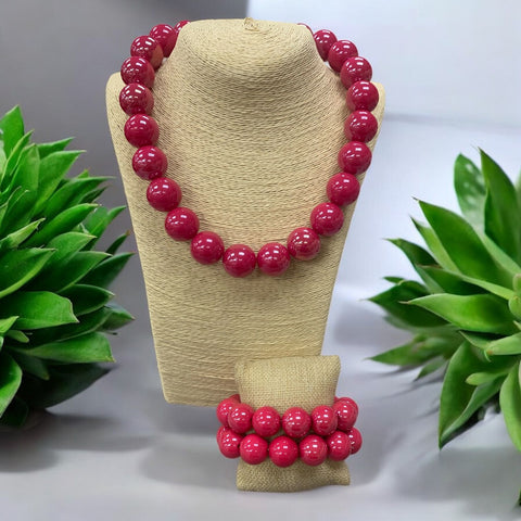 Set Esfera Fushia