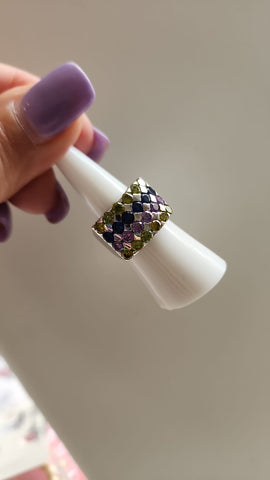 Anillo Plata 925- Colores