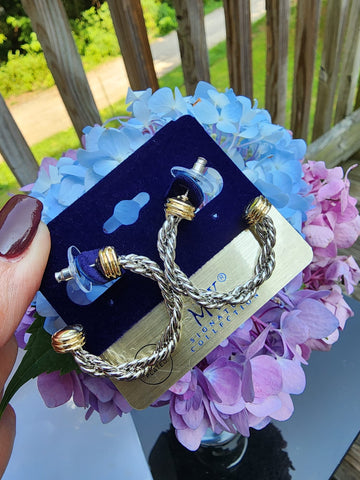 P-117-Arete de Argolla  Entrelazada