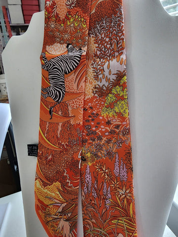 Pañuelo Zebra  Anaranjado