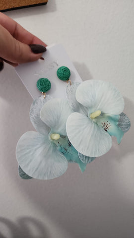 Aretes de Orquídea