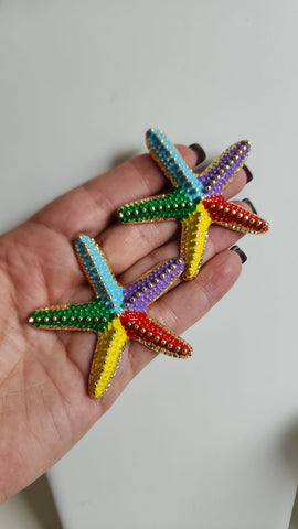 Aretes de Estrellas de Mar  Colores