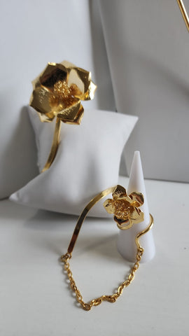 Bangel y Anillo  De la Rosa