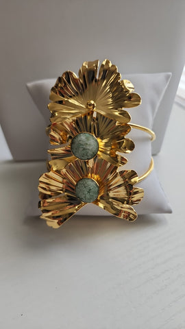 Bangel Abundancia  Flores con Piedras  Verdes