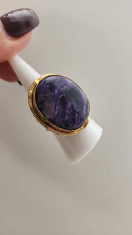 Anillo Mauve  Violeta