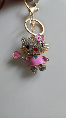 Llavero Hello Kitty Paleta Rosa