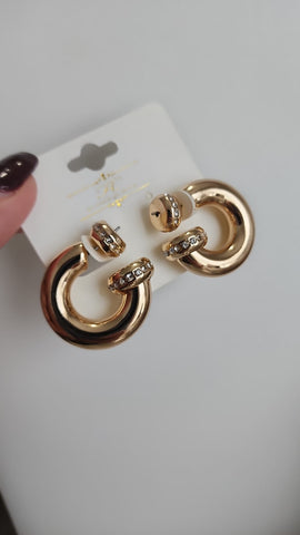 Argollas con Puntas Diamantadas