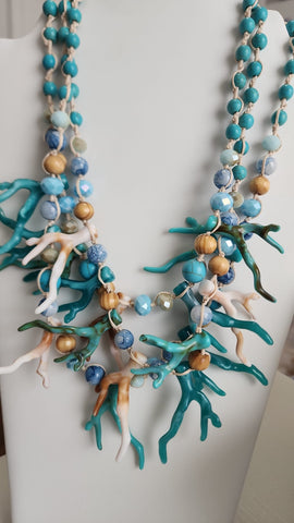 Collar de Algas  Azul