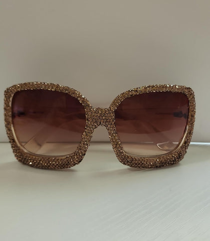 Gafas Diamantadas  Champaña