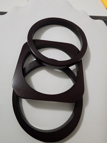 Trio de Pulseras  Color Chocolate