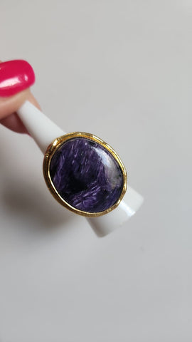 Anillo Amatista  Violeta