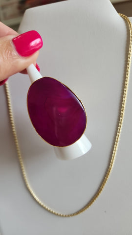 Anillo Fushia Grande