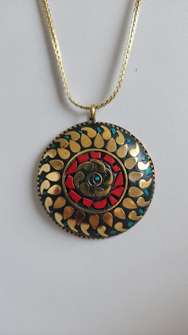 Gema Mosaico  Gotas Oro