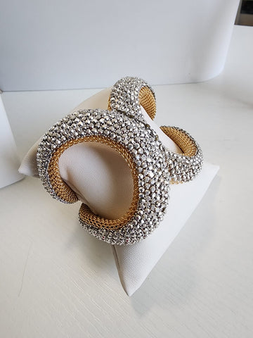 Bangel Diamantado en plata