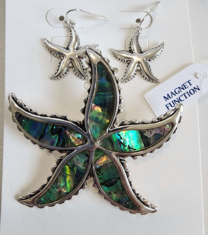 #010-Set de Estrella de Mar  Tornasol Con Tentáculos