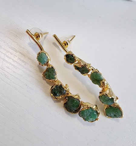 Aretes Drutzy  Largo con Curva