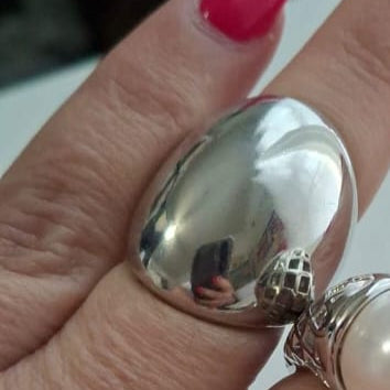 Anillo Ovalado Plata