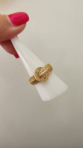 Anillo de Correa diamantado # 2