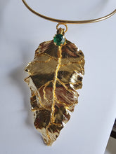 Set Hoja Piedra Verde Esmeralda