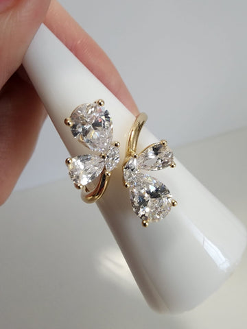 Anillo Mariposa Cristal