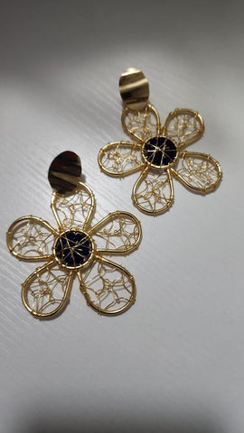 Aretes Margarita Tejido