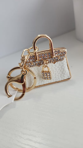 Llavero  Cartera Blanca