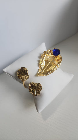 Bangel Hoja cristal azul