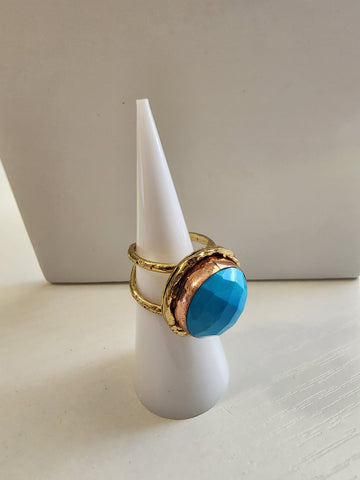 Anillo Redondo  Turqueza