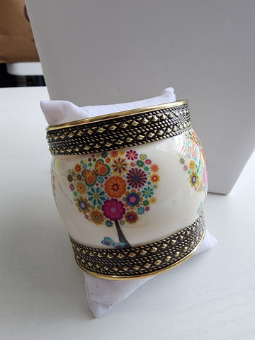 Bangel del Árbol  Pintado a Mano