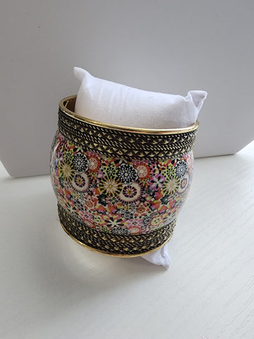 Bangel de Mándalas  Pintado a Mano