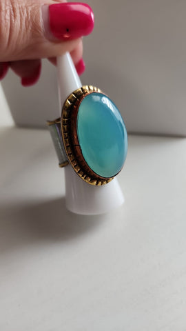 Anillo Azul Cielo