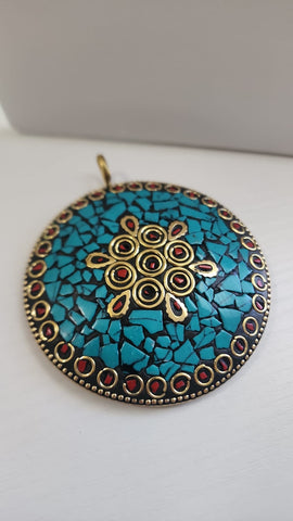 Gema Mosaico Grande  Azul Turquesa