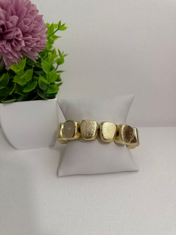 #375-Set de Piedra  Color Oro