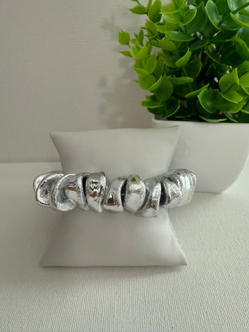 #179-Set de piedra Pulsera Plata