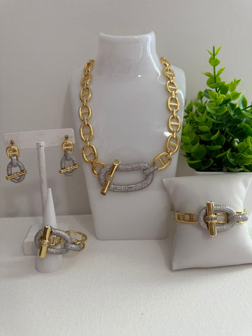 Set de Ovalado Aretes