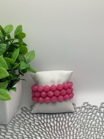 Pulsera esferas en capas Color